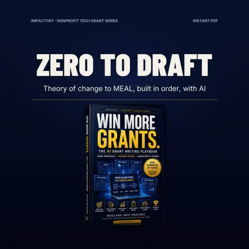 AI Grant Writing Playbook: screenshot contoh 1 dari 7