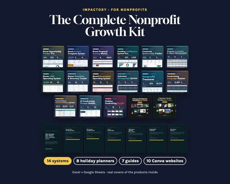 Complete Nonprofit Growth Kit: screenshot contoh 1 dari 7