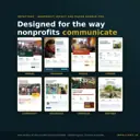 Eight nonprofit one-pager templates for annual, program, donor, funder, community, volunteer, campaign and partner updates